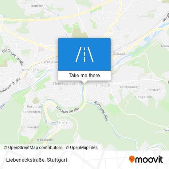 Liebeneckstraße map