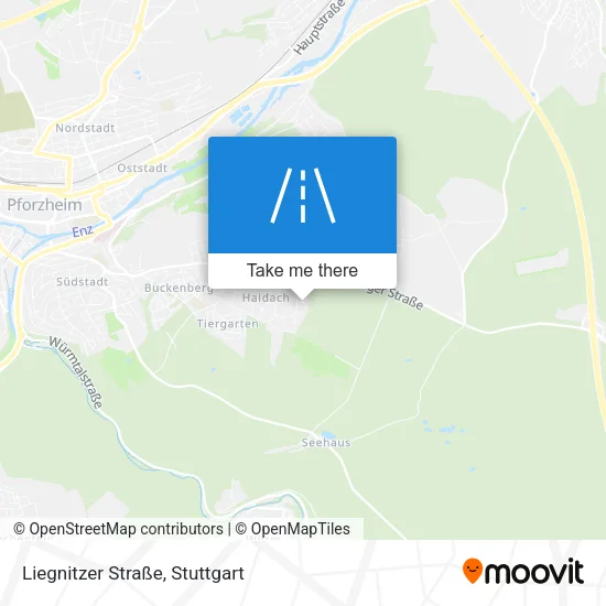 Карта Liegnitzer Straße