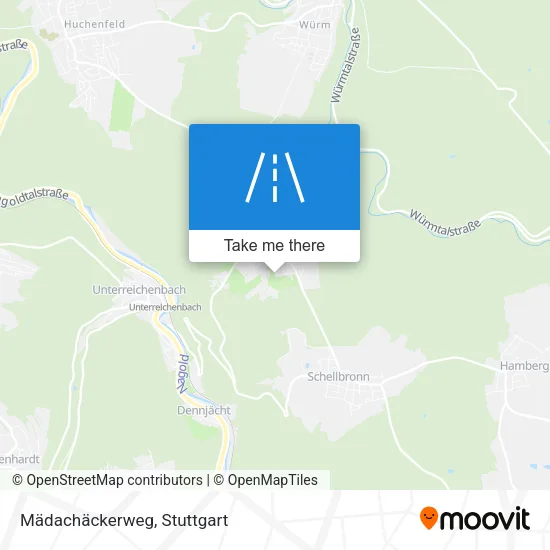 Карта Mädachäckerweg