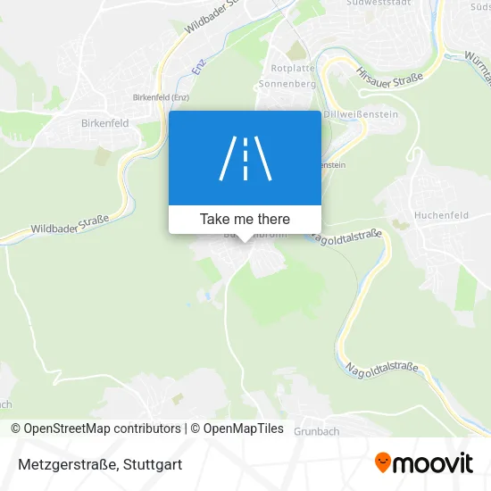 Карта Metzgerstraße