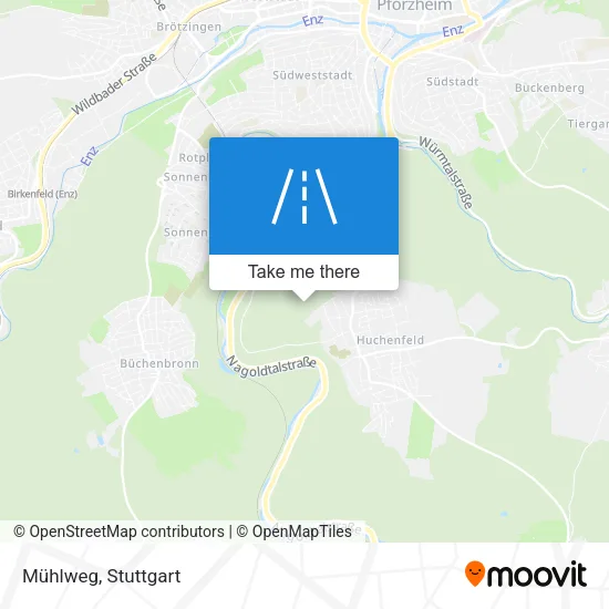 Карта Mühlweg
