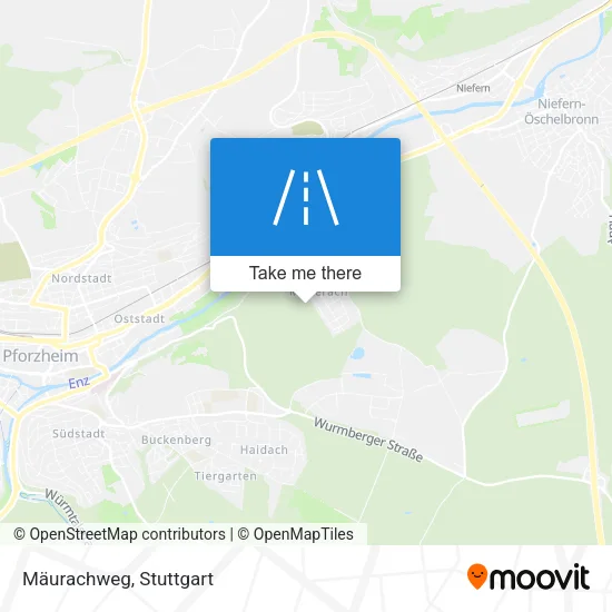Карта Mäurachweg