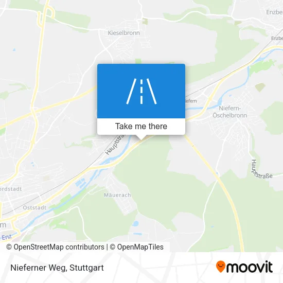 Nieferner Weg map