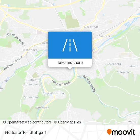 Карта Nuitsstaffel