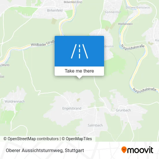 Карта Oberer Aussichtsturmweg