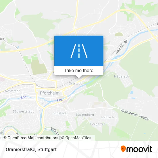 Карта Oranierstraße