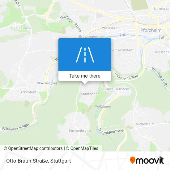 Карта Otto-Braun-Straße