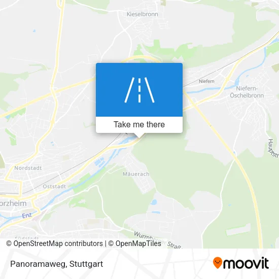 Карта Panoramaweg