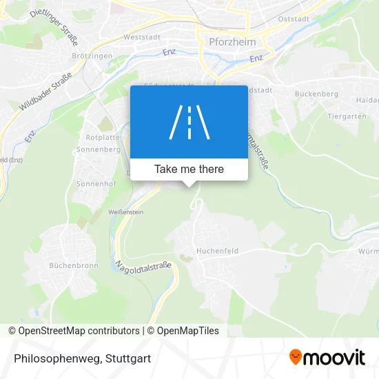 Карта Philosophenweg