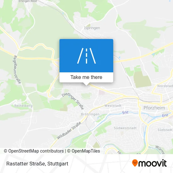 Карта Rastatter Straße