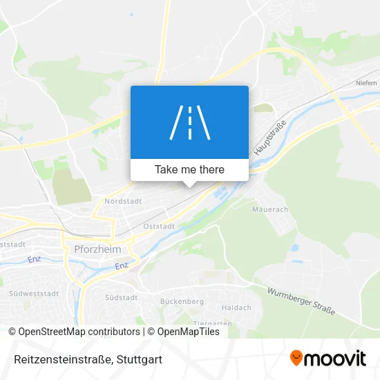 Карта Reitzensteinstraße