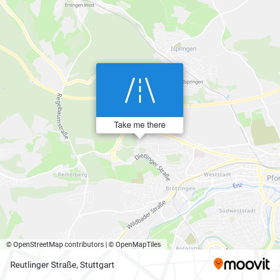 Reutlinger Straße map