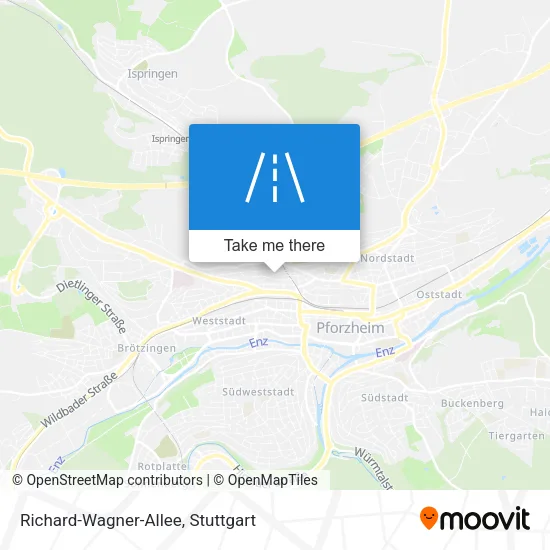 Карта Richard-Wagner-Allee