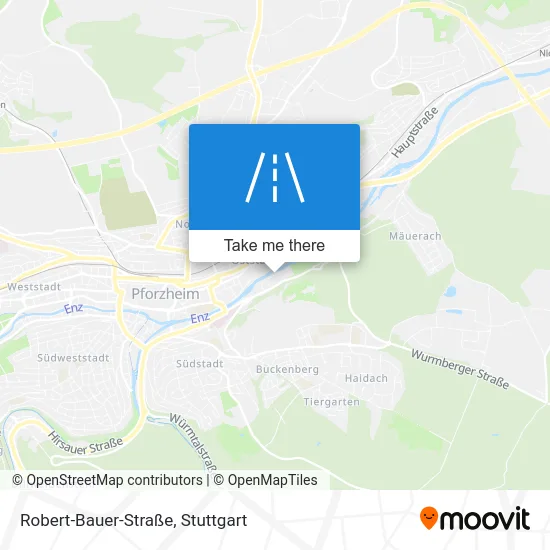 Карта Robert-Bauer-Straße