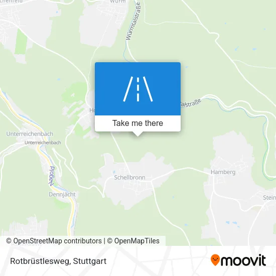 Карта Rotbrüstlesweg