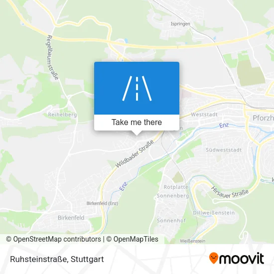 Карта Ruhsteinstraße