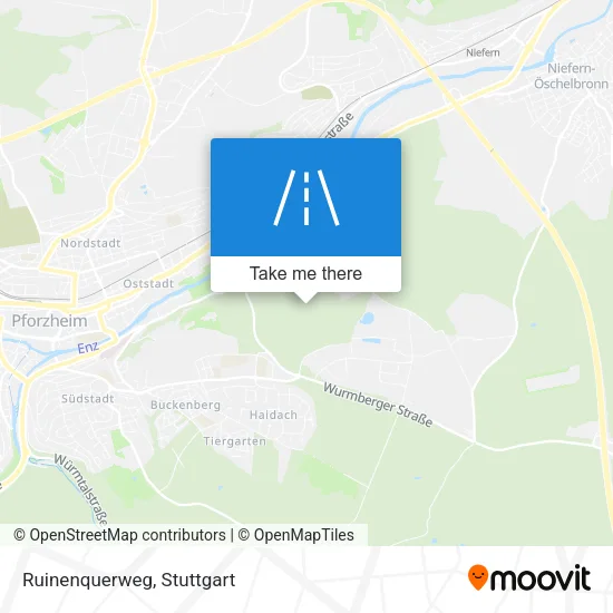 Карта Ruinenquerweg