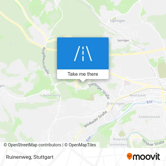 Карта Ruinenweg