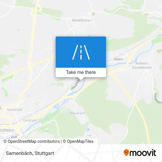 Карта Samenbäch