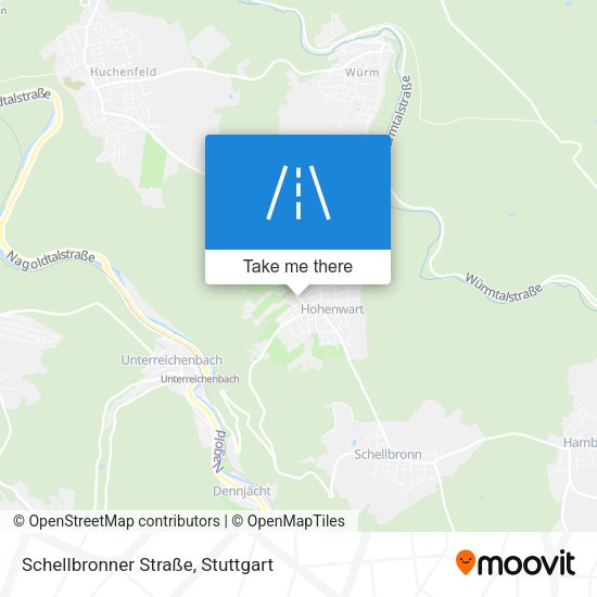 Schellbronner Straße map