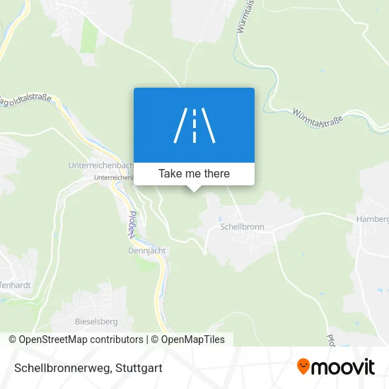 Карта Schellbronnerweg