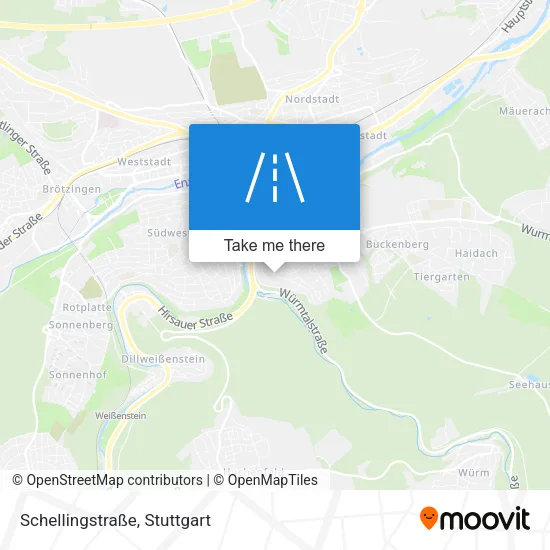 Карта Schellingstraße