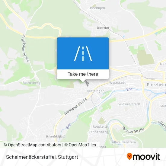 Карта Schelmenäckerstaffel