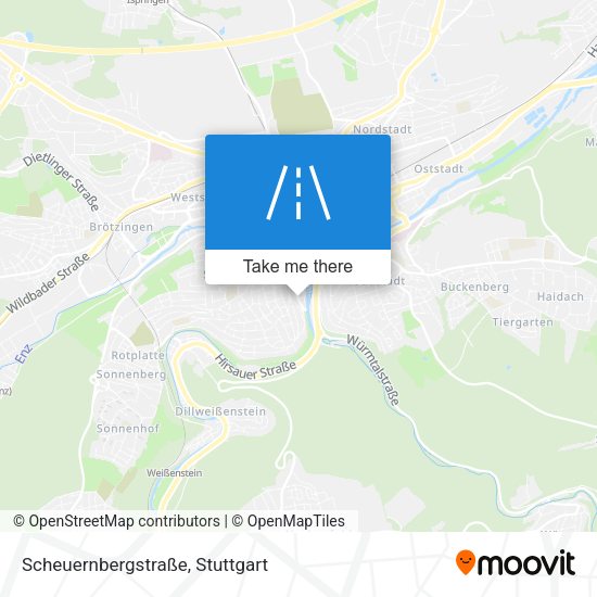 Карта Scheuernbergstraße