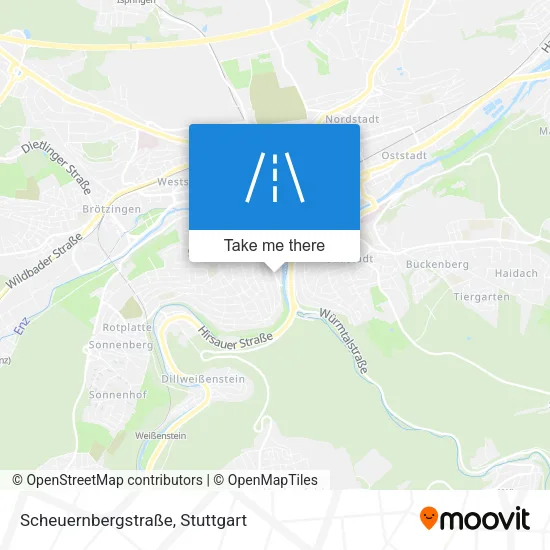 Карта Scheuernbergstraße