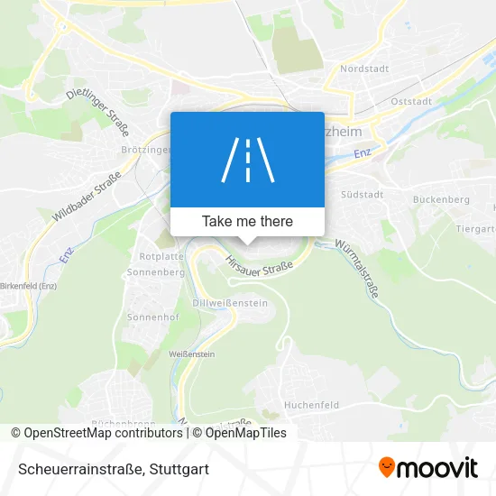Карта Scheuerrainstraße