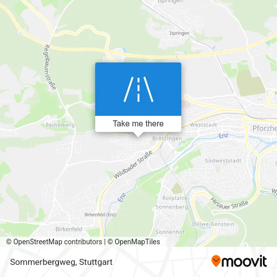 Карта Sommerbergweg