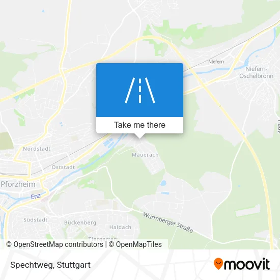 Spechtweg map