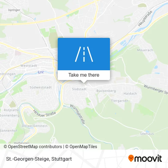 Карта St.-Georgen-Steige