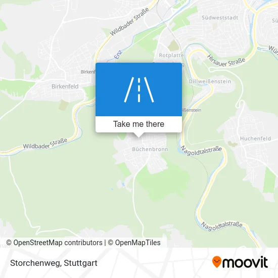 Карта Storchenweg