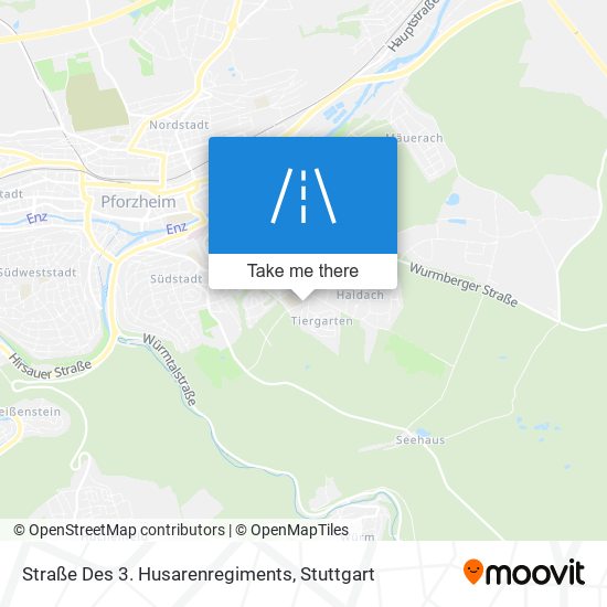 Straße Des 3. Husarenregiments map