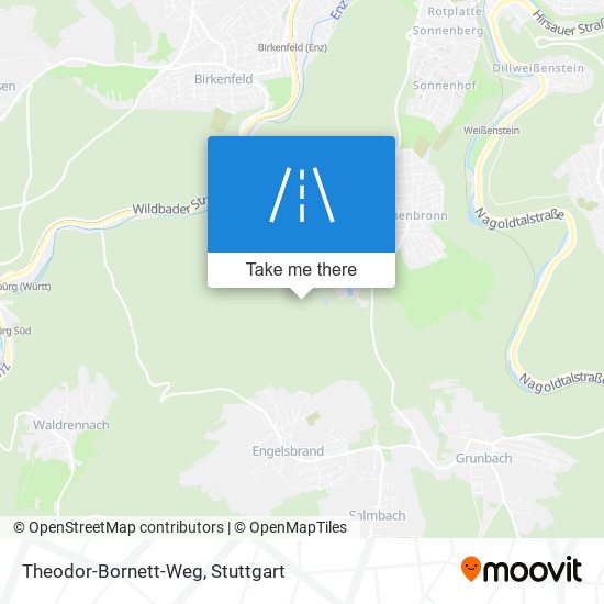 Theodor-Bornett-Weg map