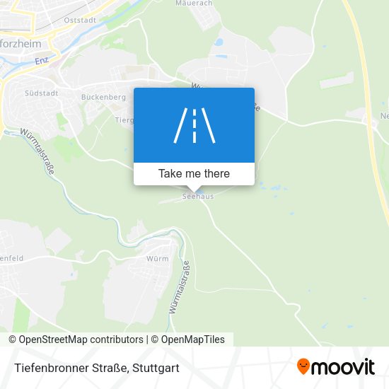 Tiefenbronner Straße map