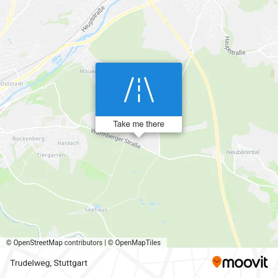 Карта Trudelweg