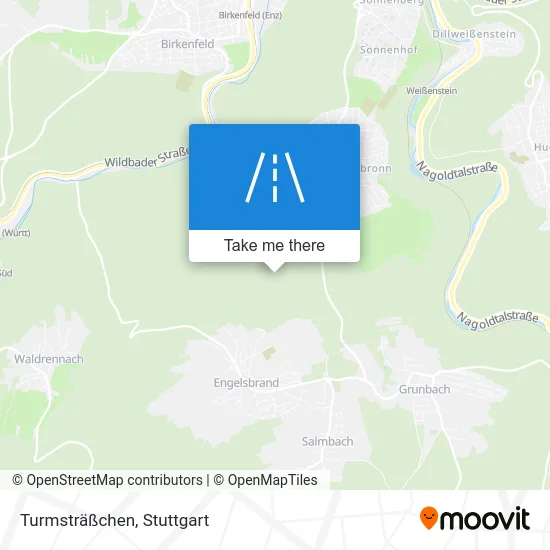 Карта Turmsträßchen