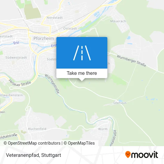 Карта Veteranenpfad