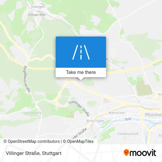 Карта Villinger Straße