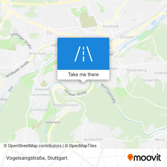 Карта Vogelsangstraße