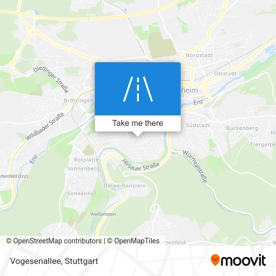 Карта Vogesenallee