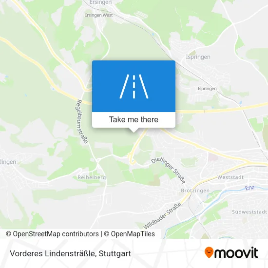 Карта Vorderes Lindensträßle