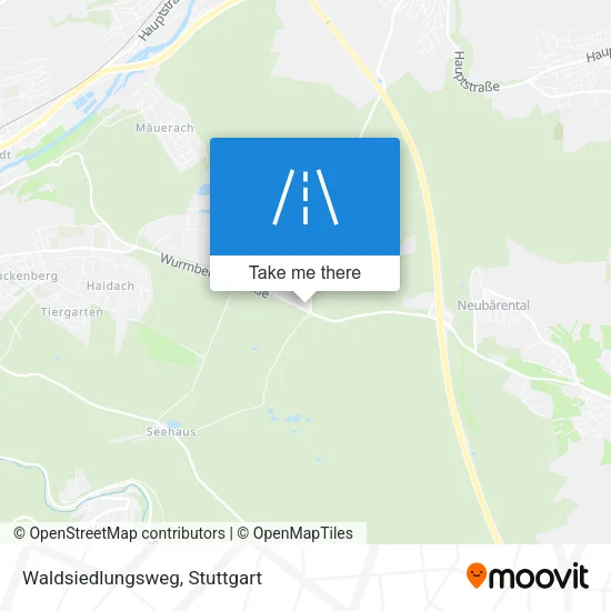 Карта Waldsiedlungsweg