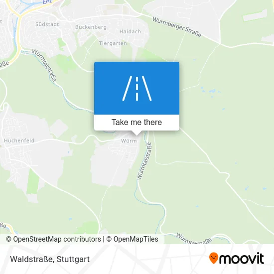 Карта Waldstraße