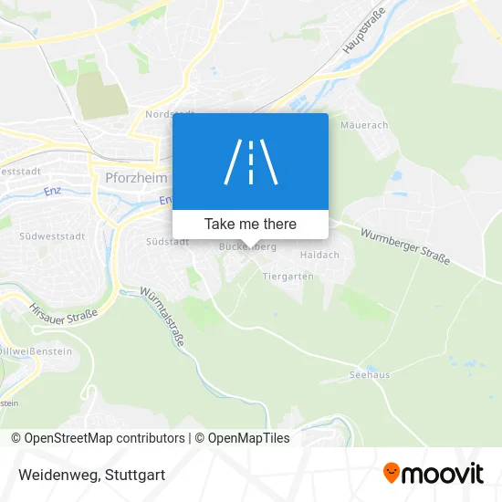 Карта Weidenweg