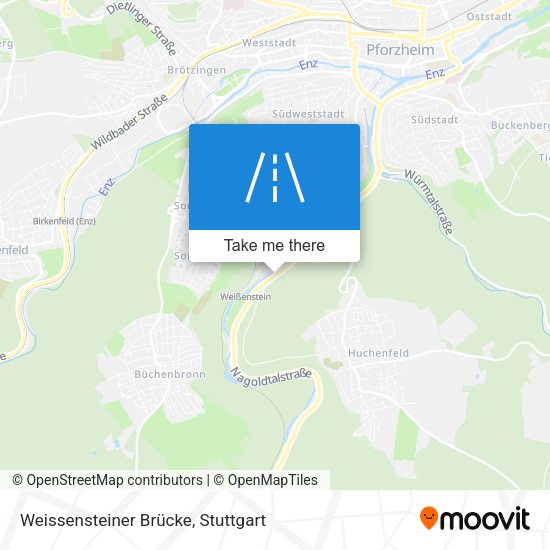 Weissensteiner Brücke map