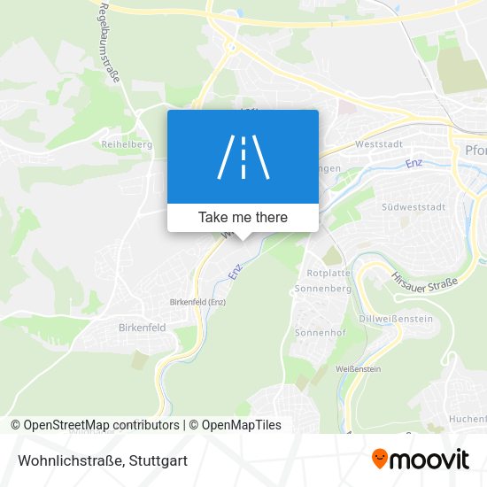 Карта Wohnlichstraße