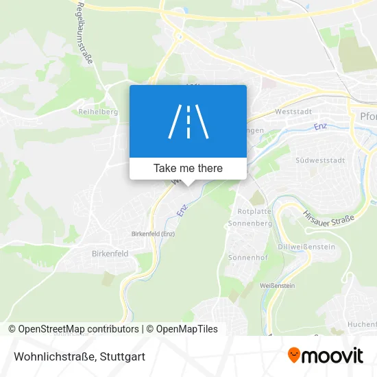 Карта Wohnlichstraße